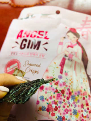 엔젤김 ANGEL GIM 춘하추동 김스낵 4종 — 5점을 준 리뷰어가 2019년 7월 올린 사용 사진