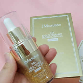 JM솔루션 24K 골드 프리미엄 알 이펙트 앰플 스페셜 — 5점을 준 리뷰어가 2018년 12월 올린 사용 사진