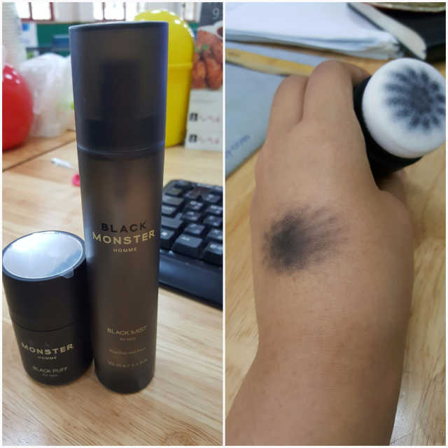 블랙몬스터 블랙퍼프&블랙미스트 리뷰 사진