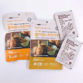 MCP 하이몰 마법의치킨가루2봉랜덤 + 코코넛허니버터2봉 — 4점을 준 리뷰어가 2020년 3월 올린 사용 사진