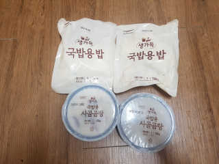 [풀무원] 사골곰탕국밥 황태해장국밥 — 5점을 준 리뷰어가 2018년 6월 올린 사용 사진