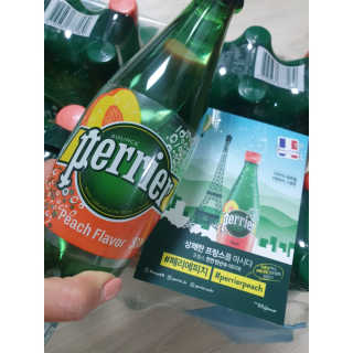 페리에 피치 500ml PET — 5점을 준 리뷰어가 2019년 11월 올린 사용 사진