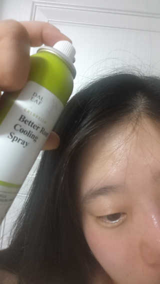 달리프 클로렐라 베러 루트 쿨링 스프레이 100ml — 5점을 준 리뷰어가 2019년 7월 올린 사용 사진