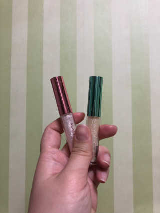 [블랙루즈] 펄블리 아이 글리터 2종 — 3.5점을 준 리뷰어가 2019년 1월 올린 사용 사진