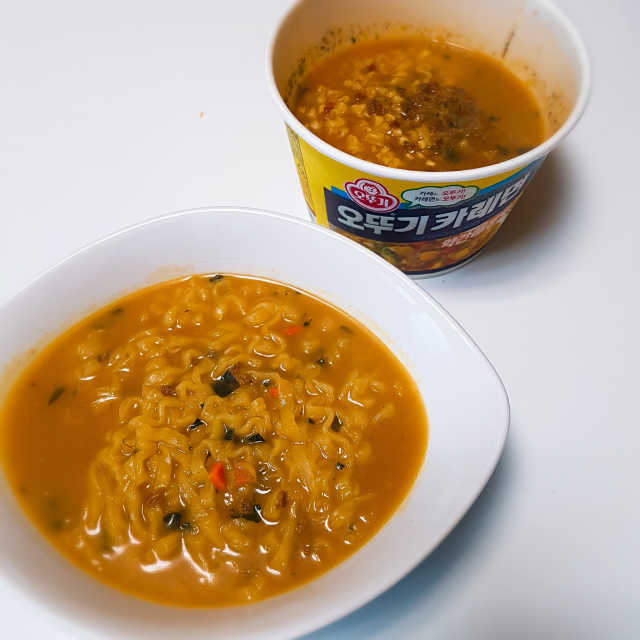 오뚜기카레면 2차 모집 리뷰 사진