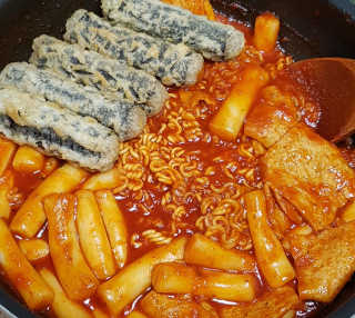 화곡미담 옛날 떡볶이 — 5점을 준 리뷰어가 2020년 2월 올린 사용 사진