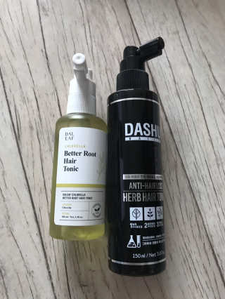 다슈코리아 다슈 데일리 안티 헤어로스 허브 헤어토닉 150ml — 3.5점을 준 리뷰어가 2020년 1월 올린 사용 사진