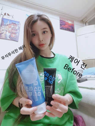 홈앤살롱 집에서 하는 모발클리닉 디스 이즈 앝 — 4점을 준 리뷰어가 2019년 10월 올린 사용 사진