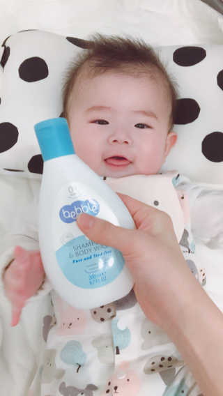 The golden snow 베블 베이비 샴푸앤바디워시 200ml — 3.5점을 준 리뷰어가 2017년 4월 올린 사용 사진