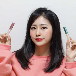 [블랙루즈] 펄블리 아이 글리터 2종 — 5점을 준 리뷰어가 2019년 1월 올린 사용 사진