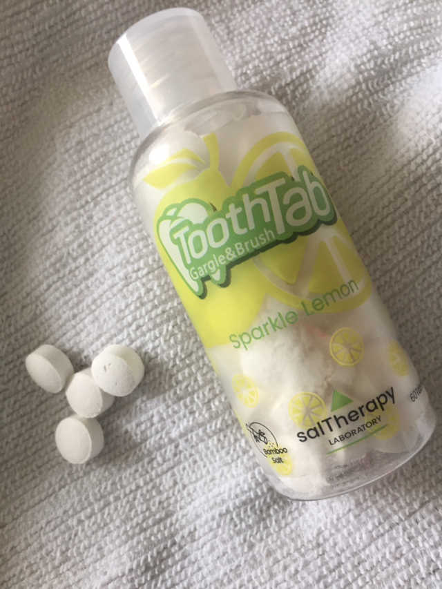 SalTherapy ToothTab 츄어블 치약 레몬 리뷰 사진