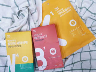 레인보우샵 올인원세탁세제,베이킹소다 스틱포6개입+세탁조클리너 — 5점을 준 리뷰어가 2018년 4월 올린 사용 사진