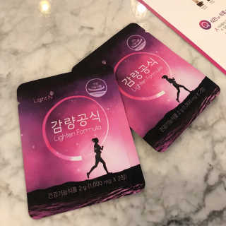 [감량공식] 다이어트 건강기능식품 — 5점을 준 리뷰어가 2020년 1월 올린 사용 사진