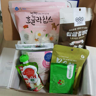 [맘마레시피] 육아맘을 위한 간식정기배송 — 5점을 준 리뷰어가 2019년 11월 올린 사용 사진