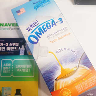 오메가-3스무디 [오메가스무디] 짜먹는 오메가3 DHA 임산부 어린이 — 5점을 준 리뷰어가 2019년 4월 올린 사용 사진