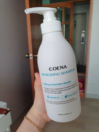 코에나샴푸 500ml — 3점을 준 리뷰어가 2019년 7월 올린 사용 사진