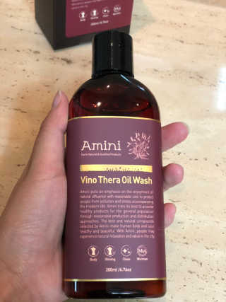 아미니 비노테라 오일워시 400ml 대용량 — 5점을 준 리뷰어가 2018년 11월 올린 사용 사진