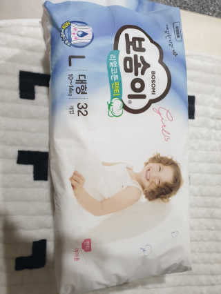 보솜이 리얼코튼 팬티형 — 5점을 준 리뷰어가 2019년 3월 올린 사용 사진
