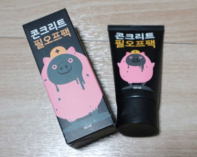 미팩토리 콘크리트 필오프팩 50ml 리뷰 사진