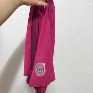 쿨코어 쿨링타월 — 4점을 준 리뷰어가 2019년 7월 올린 사용 사진