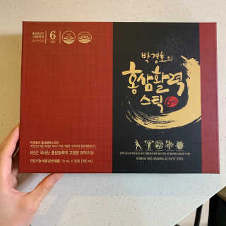 메이준뉴트리 박경호의 홍삼활력스틱 10ml x 30포 — 5점을 준 리뷰어가 2020년 2월 올린 사용 사진