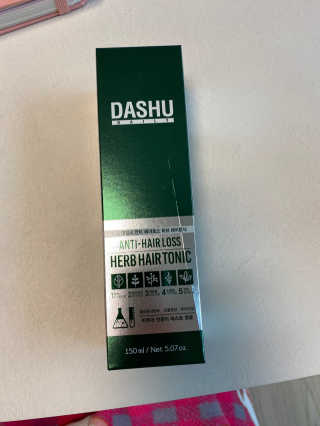 다슈코리아 다슈 데일리 안티 헤어로스 허브 헤어토닉 150ml — 5점을 준 리뷰어가 2019년 12월 올린 사용 사진