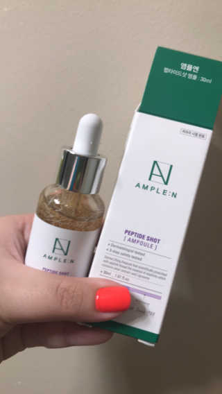 앰플엔 암 페트 펩티드 샷 AMPOULE — 5점을 준 리뷰어가 2019년 6월 올린 사용 사진