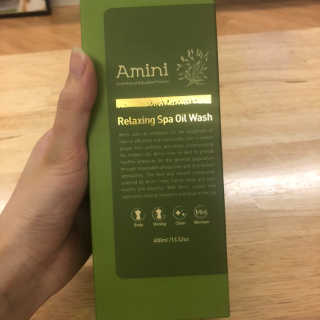 아미니 오일워시 시리즈 400ml（3종 중 1종 랜덤발송 — 4점을 준 리뷰어가 2019년 8월 올린 사용 사진