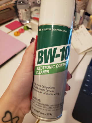 BW-100, 전자 접점 클리너 — 5점을 준 리뷰어가 2019년 11월 올린 사용 사진