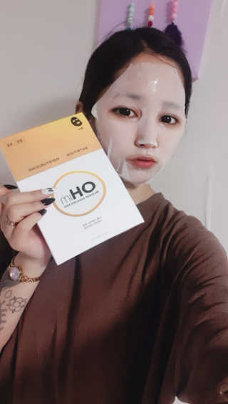 오아이엠 마스크팩 2종 _  꿀보카도 or 노니시카 — 3점을 준 리뷰어가 2019년 5월 올린 사용 사진