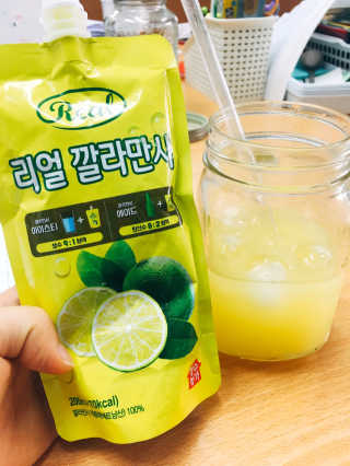 장수농가 리얼깔라만시 — 5점을 준 리뷰어가 2018년 6월 올린 사용 사진