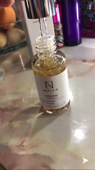 앰플엔 암 페트 펩티드 샷 AMPOULE — 5점을 준 리뷰어가 2019년 6월 올린 사용 사진
