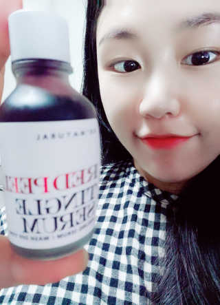 쏘내추럴 레드 필 팅글 세럼 오리지널 — 4.5점을 준 리뷰어가 2019년 8월 올린 사용 사진