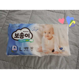 보솜이 리얼코튼 팬티형 — 5점을 준 리뷰어가 2019년 3월 올린 사용 사진