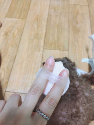 젤리팜 마이크로셀 실리콘퍼프 피치,오렌지 — 1점을 준 리뷰어가 2019년 6월 올린 사용 사진
