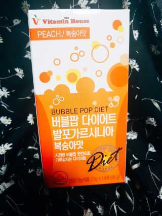 비타민하우스 버블팝 다이어트 발포가르시니아 청포도/복숭아 — 3.67점을 준 리뷰어가 2017년 5월 올린 사용 사진