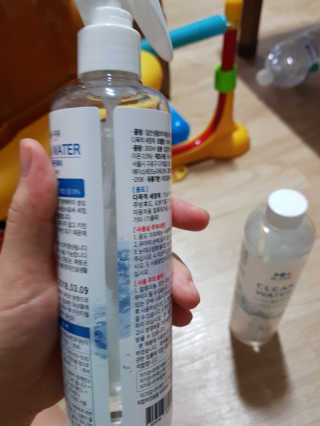 이피아 유해화학물질 없는 알칼리전해수 세정제 클린워터 — 4.5점을 준 리뷰어가 2018년 3월 올린 사용 사진