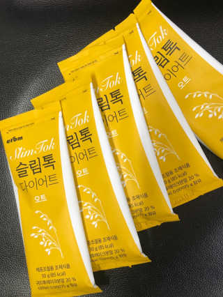 [이롬] 슬림톡 다이어트（오트or깔라만시 랜덤1종） — 5점을 준 리뷰어가 2019년 5월 올린 사용 사진