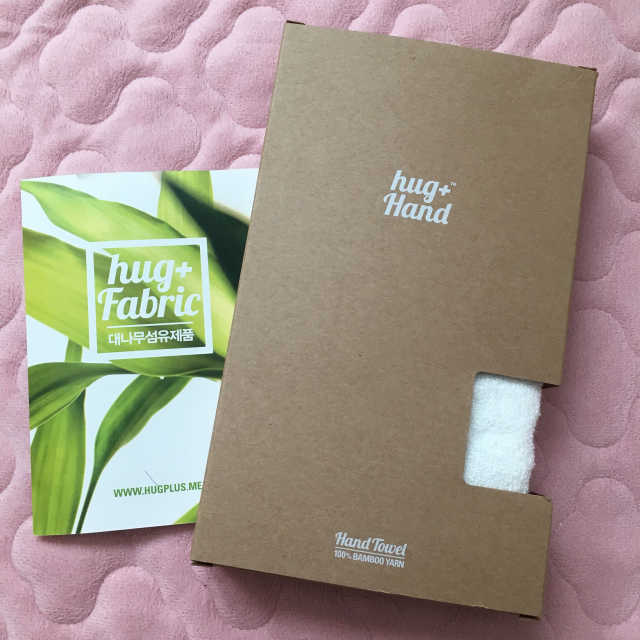 hug+hand towel 50g 리뷰 사진