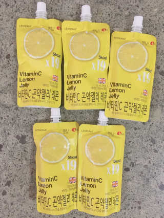 푸드마스터그룹 레모나 비타민C 곤약젤리 2종 — 5점을 준 리뷰어가 2019년 3월 올린 사용 사진