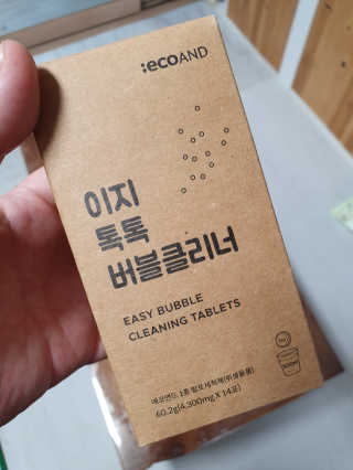 [에코앤드]이지톡톡 버블클리너 1종세척제 — 5점을 준 리뷰어가 2019년 8월 올린 사용 사진
