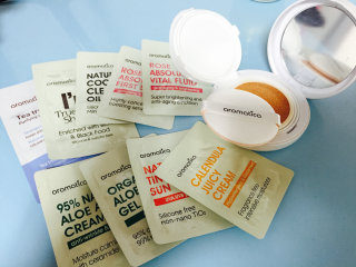 아로마티카 내추럴 틴티드 썬 커버 쿠션 SPF 30/PA++ — 4점을 준 리뷰어가 2016년 7월 올린 사용 사진