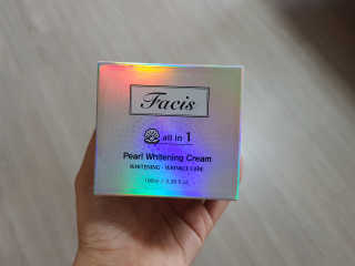 파시스 올인원 진주 화이트닝 크림 100ml — 5점을 준 리뷰어가 2019년 5월 올린 사용 사진