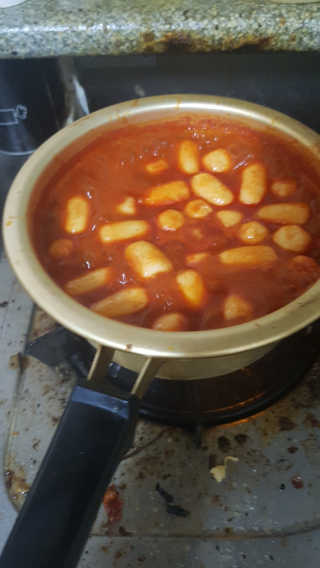 미쓰리떡볶이 just 10 min 패키지 — 5점을 준 리뷰어가 2018년 5월 올린 사용 사진