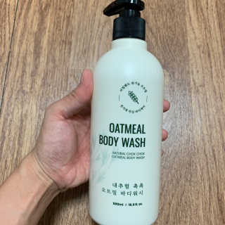 (주)에네스티 내추럴 촉촉  오트밀 바디워시 500ml — 5점을 준 리뷰어가 2019년 8월 올린 사용 사진