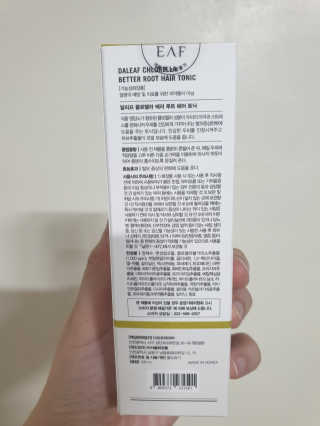 달리프 클로렐라 베러 루트 헤어토닉 100ml — 4점을 준 리뷰어가 2019년 8월 올린 사용 사진