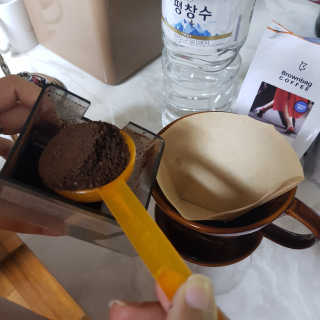 브라운백 커피 브라운백커피 로스팅원두 베스트 3종 — 5점을 준 리뷰어가 2018년 7월 올린 사용 사진