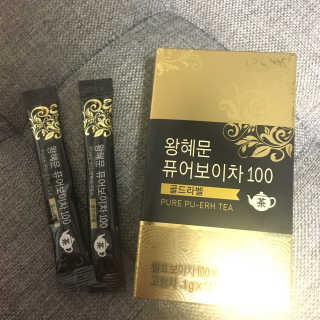 넥스트비티 왕혜문 퓨어 보이차 100 골드라벨 — 4점을 준 리뷰어가 2017년 12월 올린 사용 사진