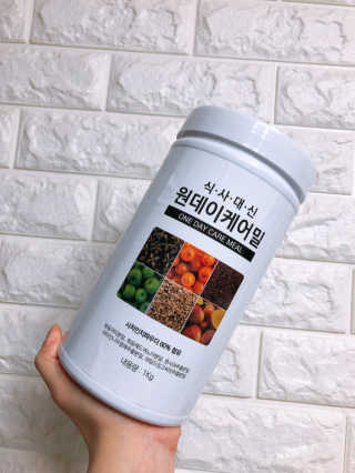 (주)이스터비엔에프 식사대용선식 원데이케어밀 1KG 대용량 — 5점을 준 리뷰어가 2019년 2월 올린 사용 사진