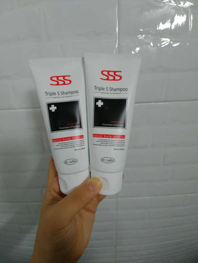 트리플에스 탈모 샴푸 100ml 리뷰 사진